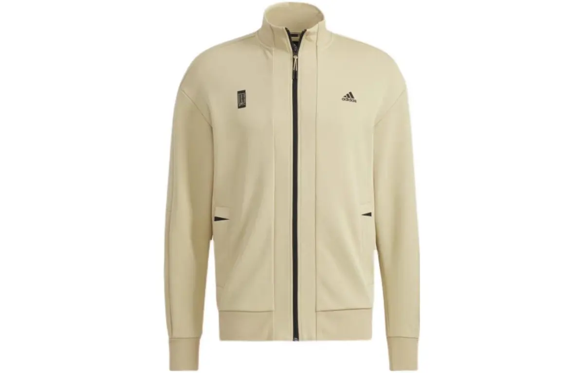 Adidas Jackets Men's Grassland Brown Stand Collar Moderate Other