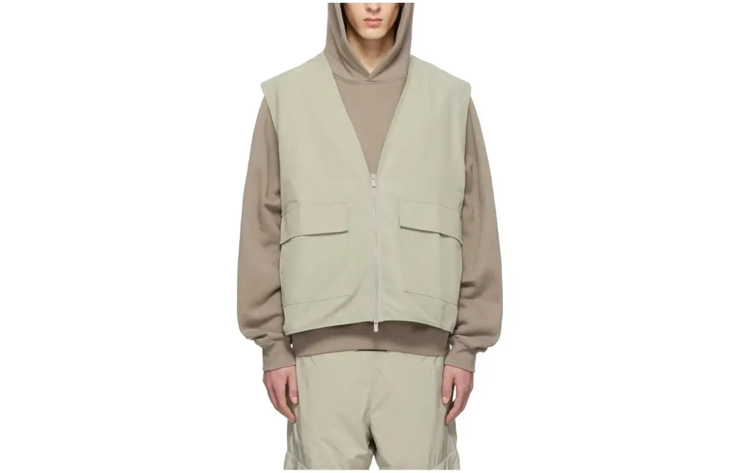 Fear Of God Essentials SS22 Vest Men's Gray Green