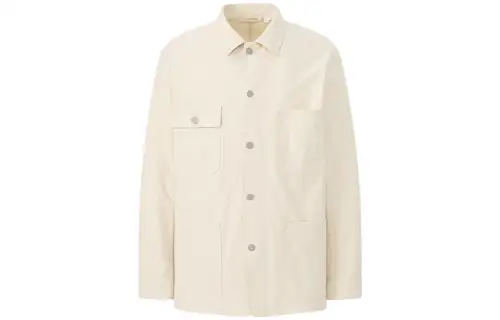 UNIQLO Jackets & Coats Unisex Ivory