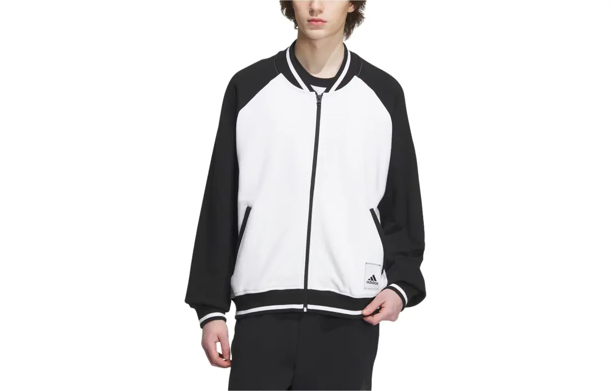 Adidas Jackets Unisex Black White Moderate