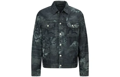 EVISU Denim Jacket Men's Denim Blue