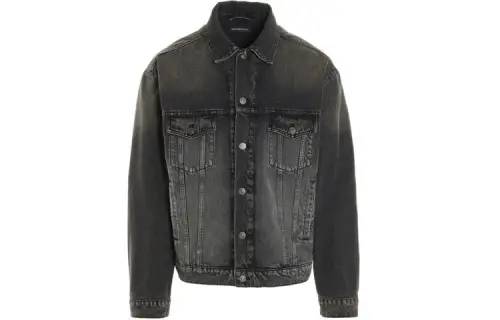 Balenciaga Denim Jacket Men's Black