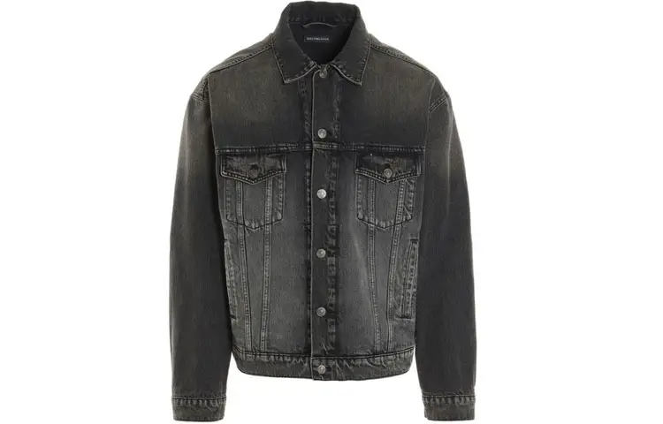 Balenciaga Denim Jacket Men's Black
