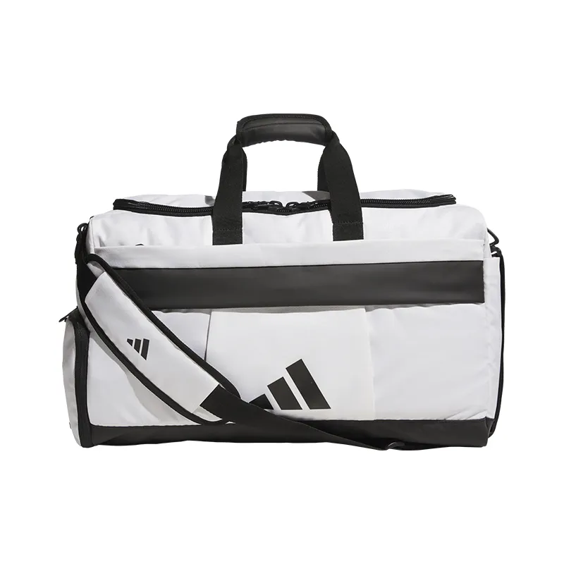 Adidas Polyester Travel Bag Unisex Gray White