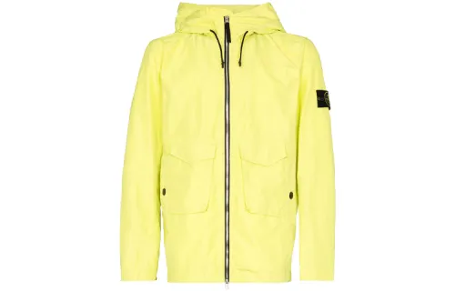STONE ISLAND Waterproof And Windproof Windbreaker Jacket Men's Yellow
