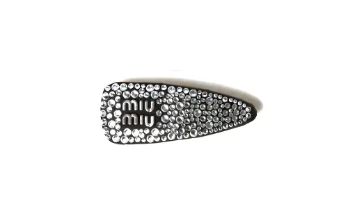 MIU MIU Hair Clips Women's Black