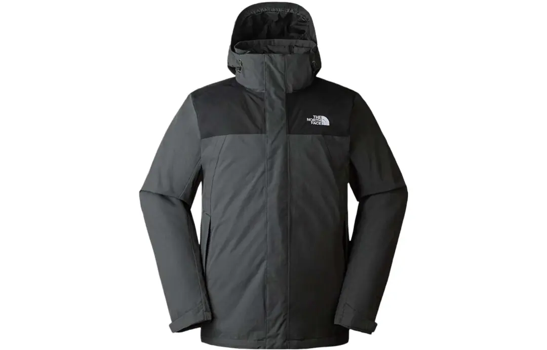 THE NORTH FACE Outdoor Hiking Waterproof And Windproof Goose Down Windbreaker Jacket Men's Dark Gray