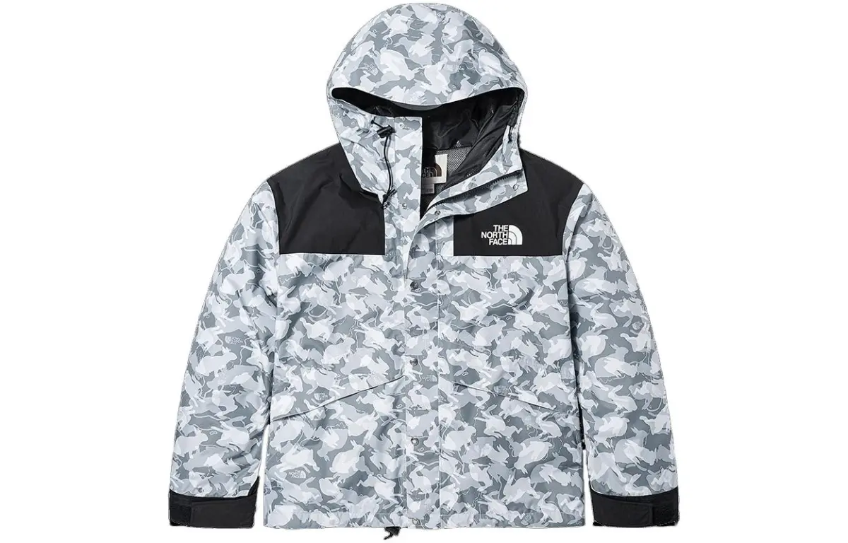 THE NORTH FACE Urban Exploration Waterproof And Breathable Windbreaker Jacket Unisex Gray
