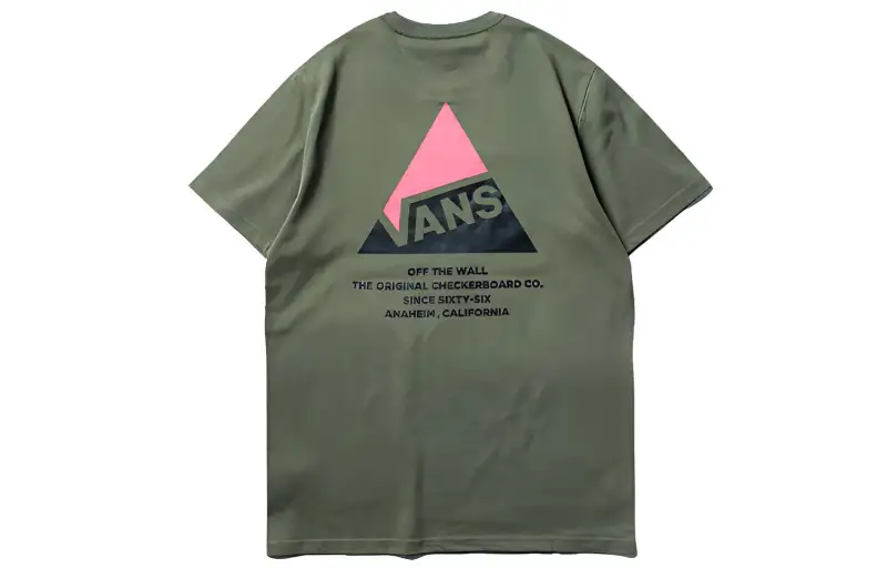 Vans T Shirts Men's Crew Neck Moderate Straight Fit