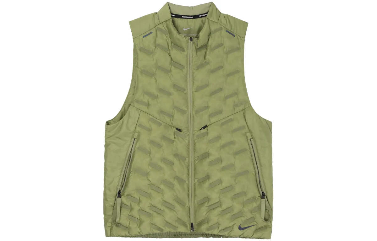 Nike THERMA-FIT ADV Down Vests Men's Green Stand Collar Moderate Other