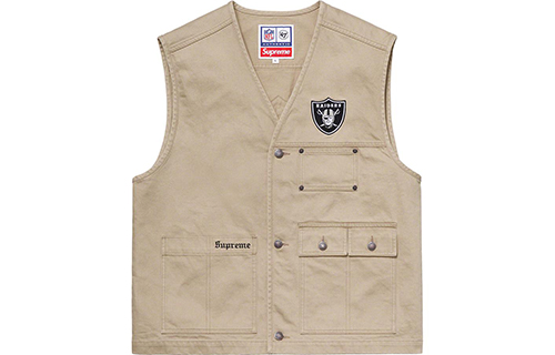 Supreme Nfl X Raiders X '47 Denim Vest
