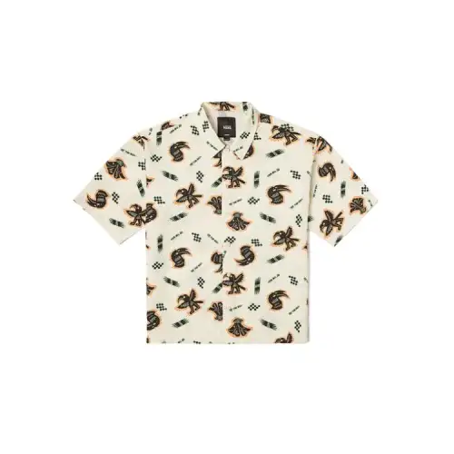Vans Shirts Men's Ecru Lapel Moderate Other