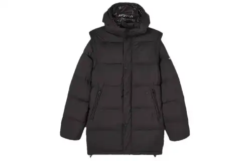 KENZO Down Jackets Men's Black Hooded Moderate
