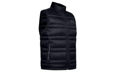 Under Armour Down Vests Men's Black Stand Collar Moderate Other