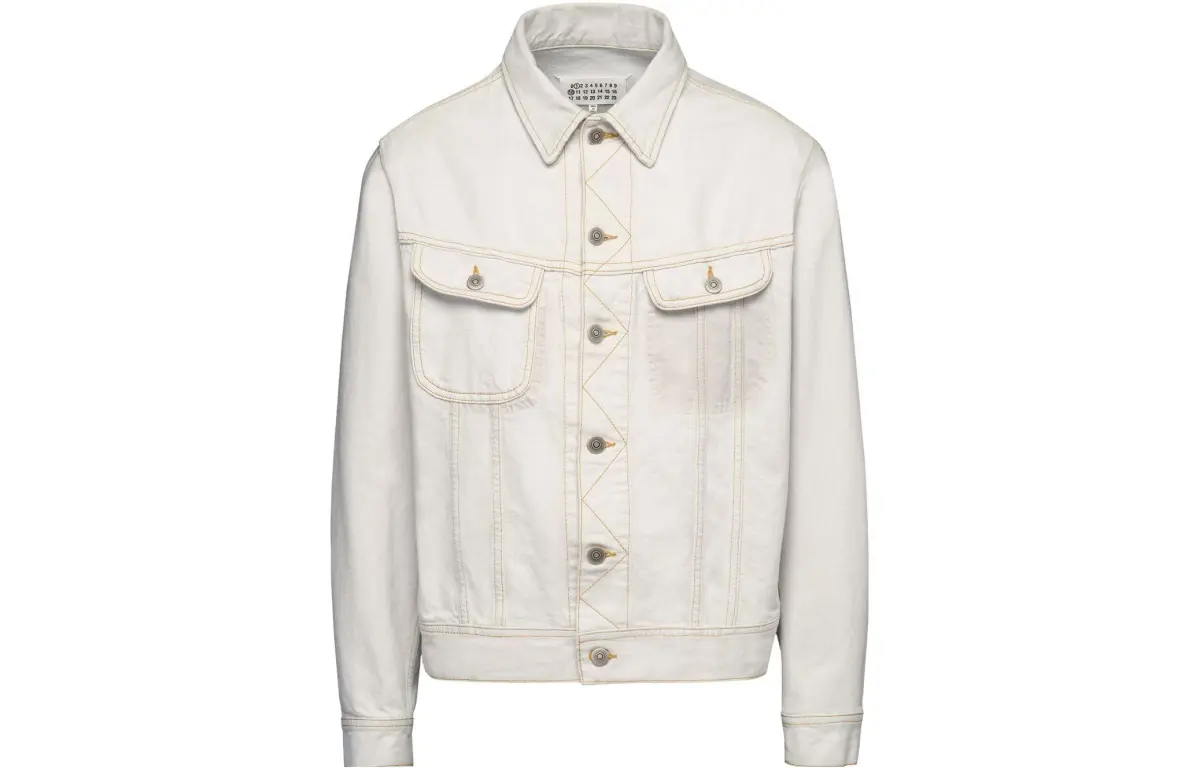 Maison Margiela Chalk Selvedge Denim Jacket