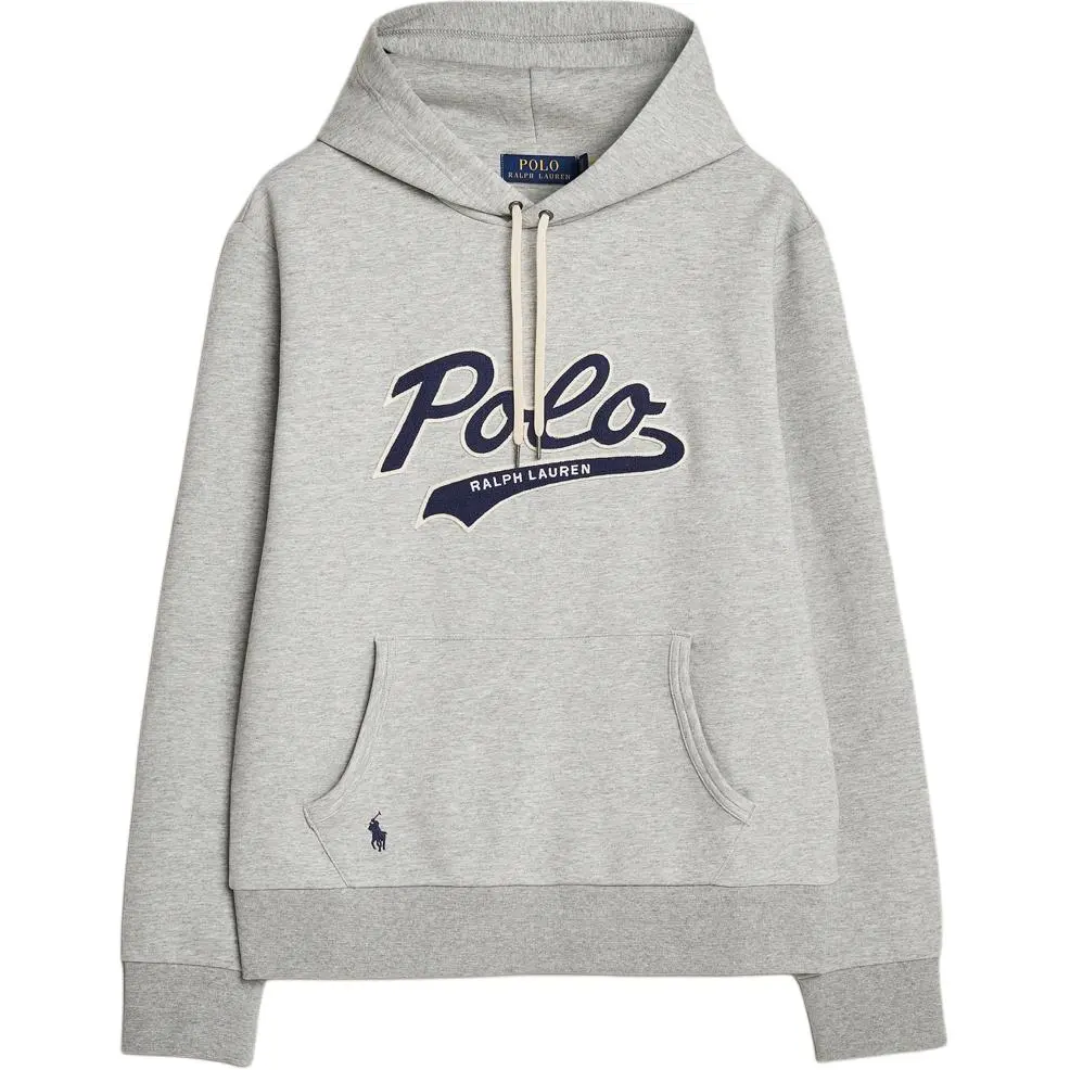 Polo Ralph Lauren Double-Knit Logo Drawstring Hoodie