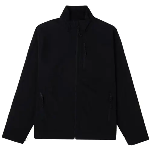 Timberland Jackets Men's Black Stand Collar Moderate Soft Shell