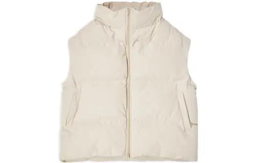 Balenciaga Vests Unisex Beige Stand Collar Moderate Other