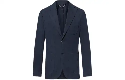 LOUIS VUITTON Lv Blason Cotton Napolitana Jacket
