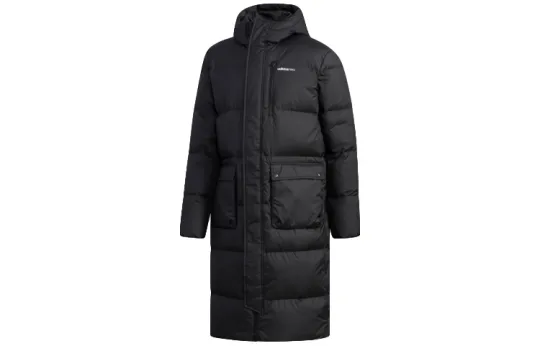 Adidas Neo Down Jackets Men's Black Hooded Moderate Other