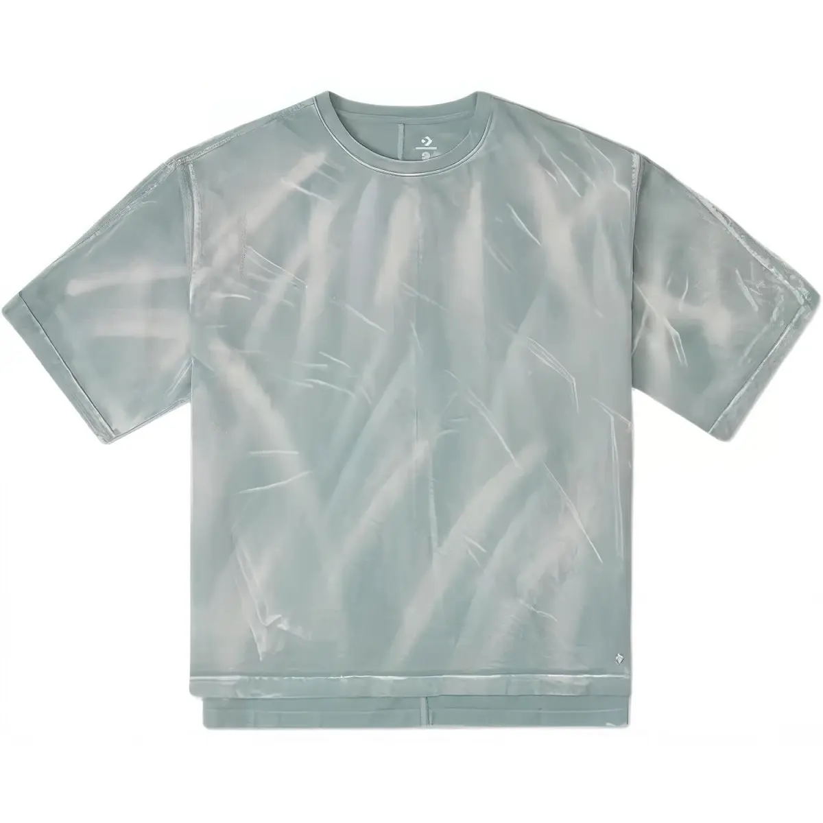 Converse T-Shirts Unisex Green Crew Neck Moderate Straight Fit