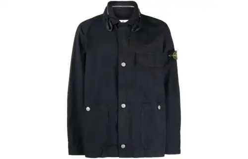 STONE ISLAND Jackets & Coats Men's Black