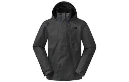 THE NORTH FACE Windbreaker Jackets Men's Black Hooded Moderate