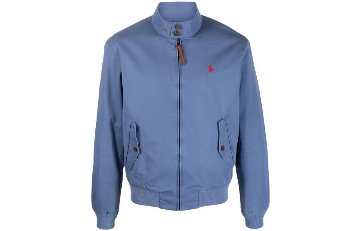 【Best of: PromotionsPrevious Season】logo-embroidered zip-up bomber jacket
