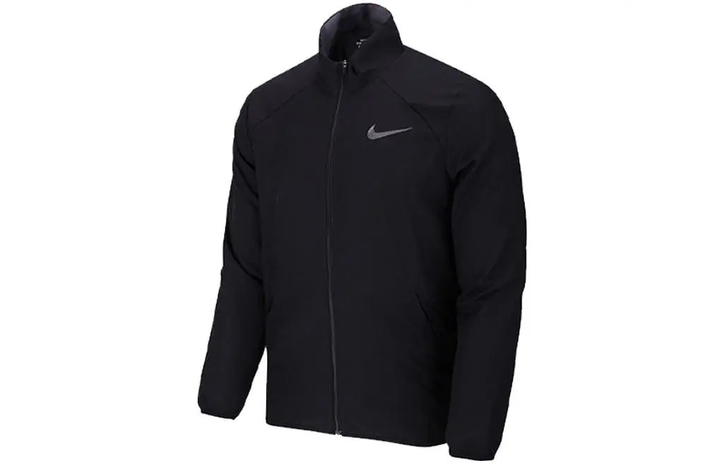 Nike Jackets Men's Black Stand Collar Moderate Other