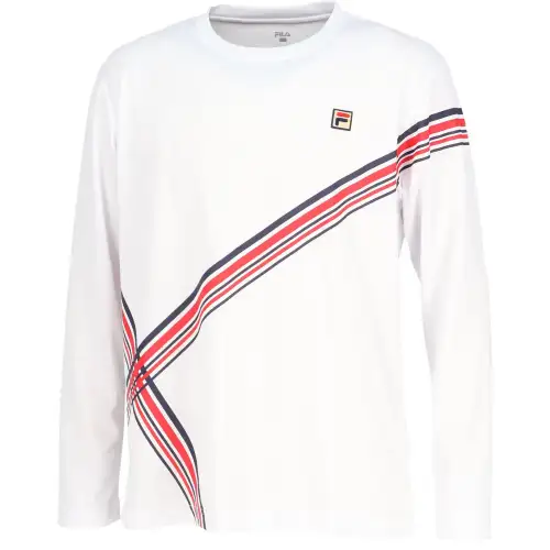 FILA Sweatshirts Men's White Crew Neck Moderate Regular