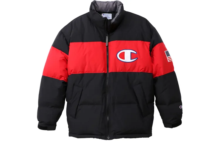 Champion Down Jacket Japan Version, Winter Men's Black