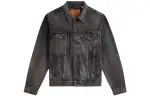 Levis Denim Jackets Men's Black Lapel Moderate Other