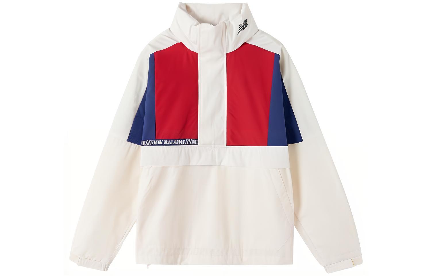 Куртка New Balance Color Block (микро-белая)
