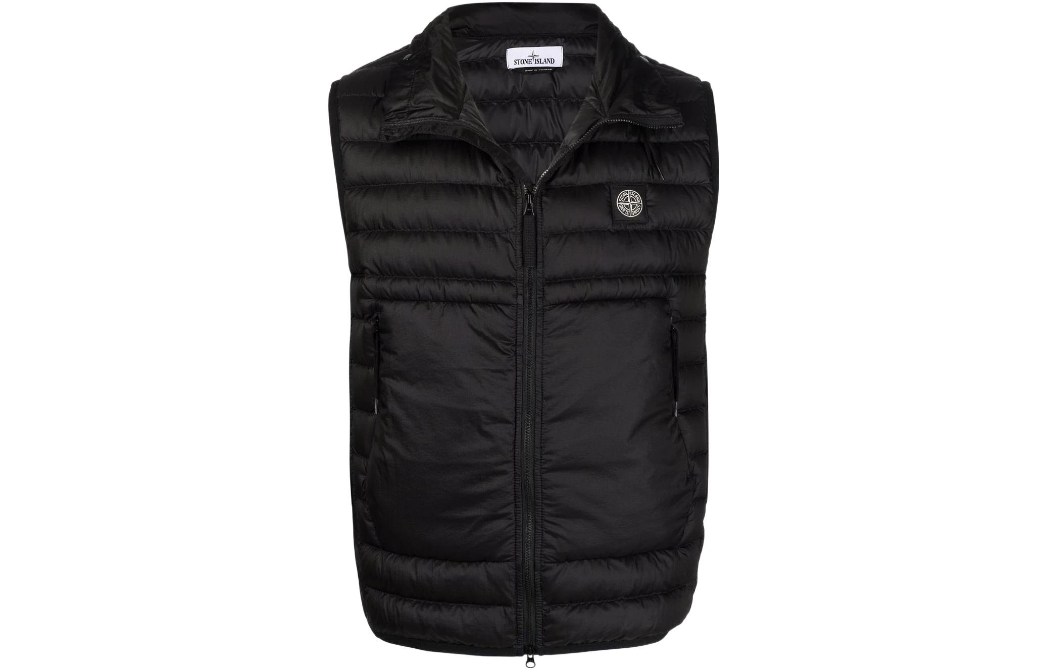 STONE ISLAND SS22 Vest Men's Black