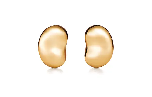 TIFFANY & CO. 18K Gold Stud Earrings Unisex Gold