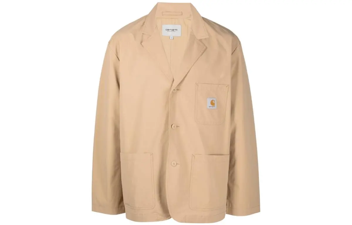 Carhartt WIP Business Suits Men's Khaki Suit Collar Moderate Other