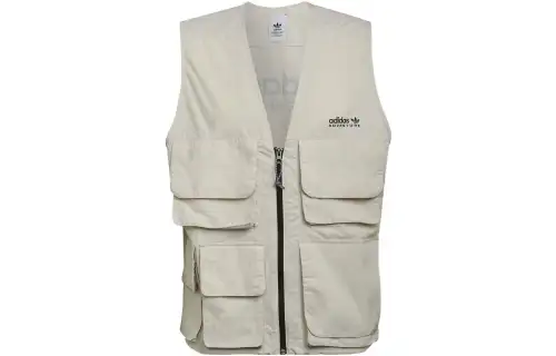 Adidas Originals Adventure ST Vests Men's Bauxite Brown V Neck Moderate Workwear