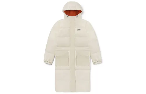 Vans Down Jackets Unisex White Hooded Moderate Other