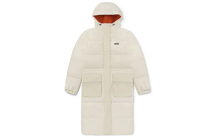 Vans Down Jackets Unisex White Hooded Moderate Other