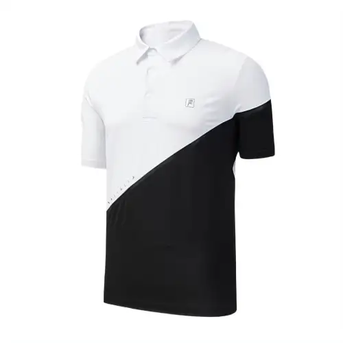 FILA Athletics Polo Shirt Men's White Black