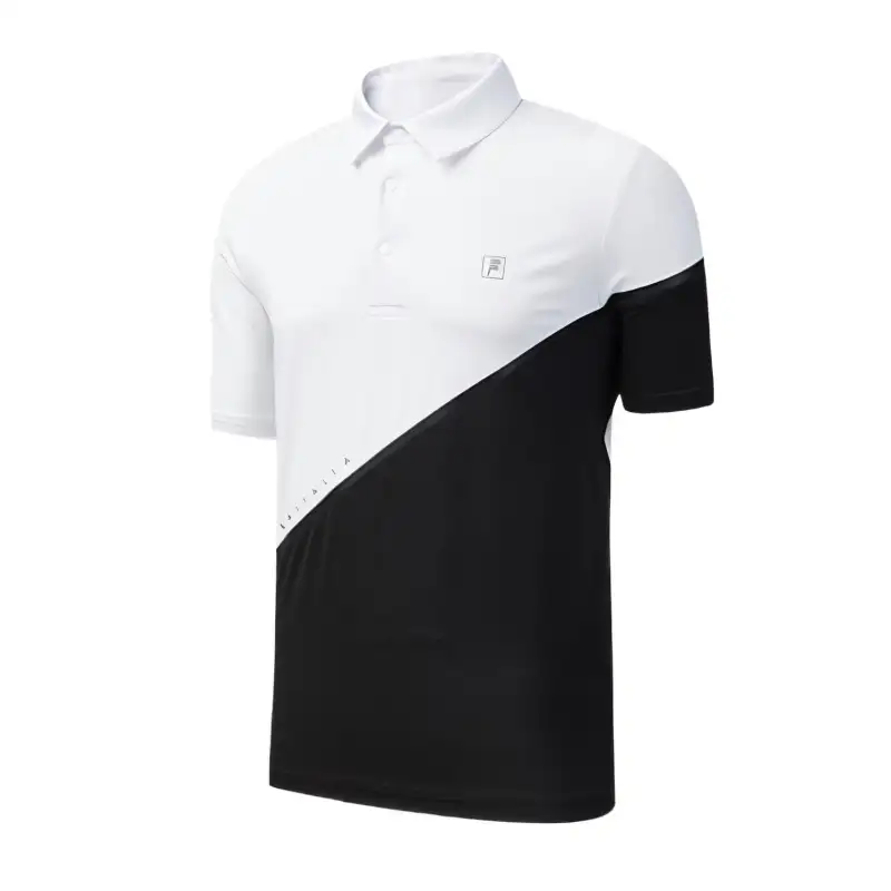 FILA Athletics Polo Shirt Men's White Black