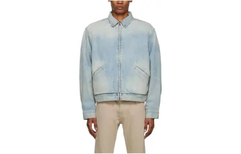 Fear Of God Denim Zip up Bomber Jacket
