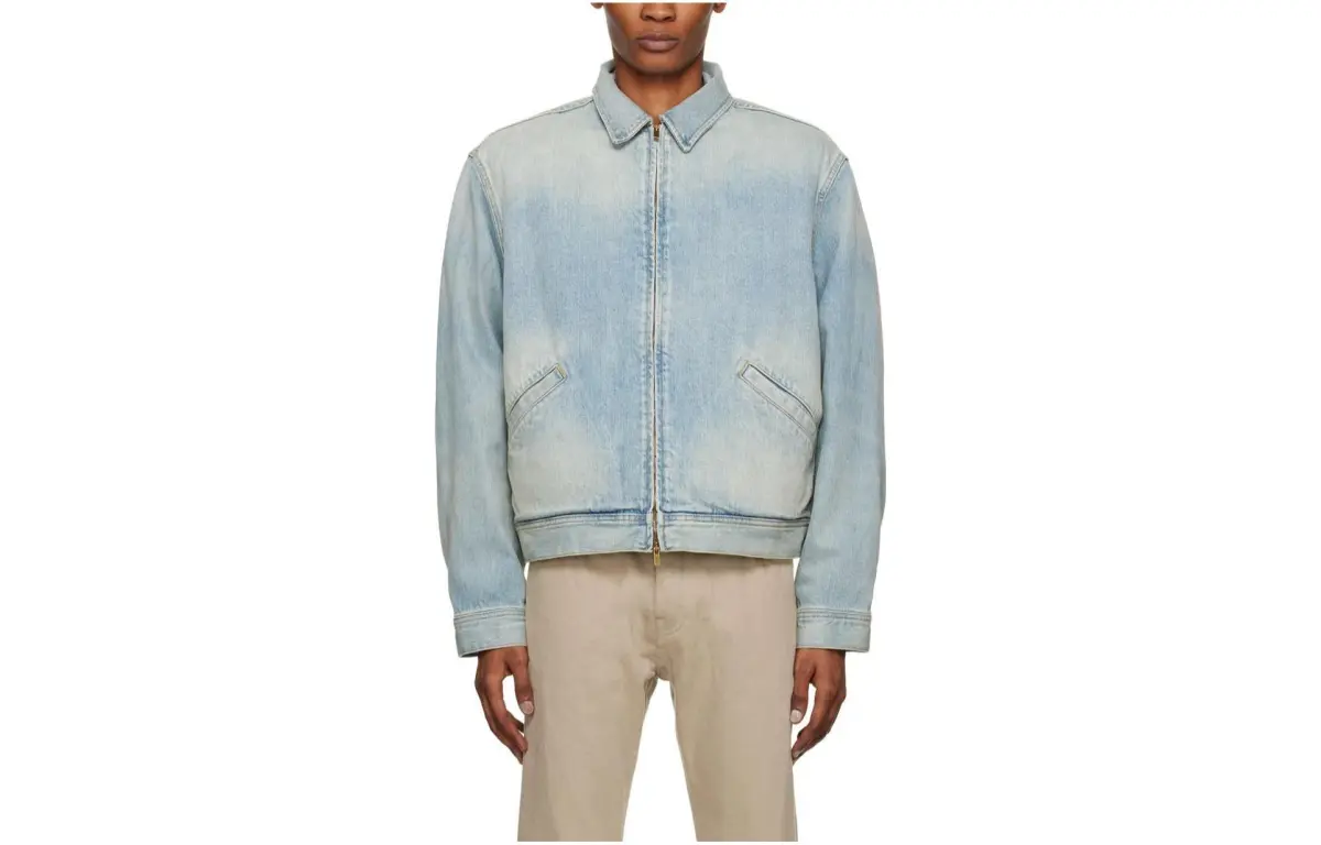 Fear Of God Denim Zip up Bomber Jacket