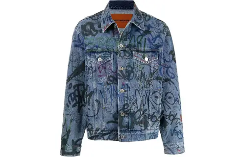 Vetements Graffiti Denim Jacket