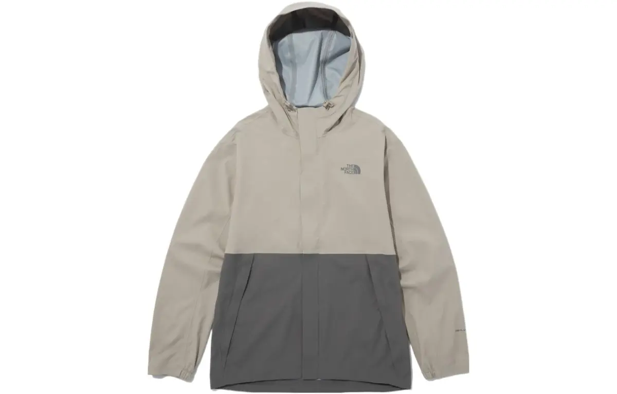 THE NORTH FACE Jackets Unisex Ecru Hooded (Non-detachable) Moderate Straight Fit