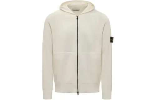 STONE ISLAND Jackets & Coats Men's Ecru