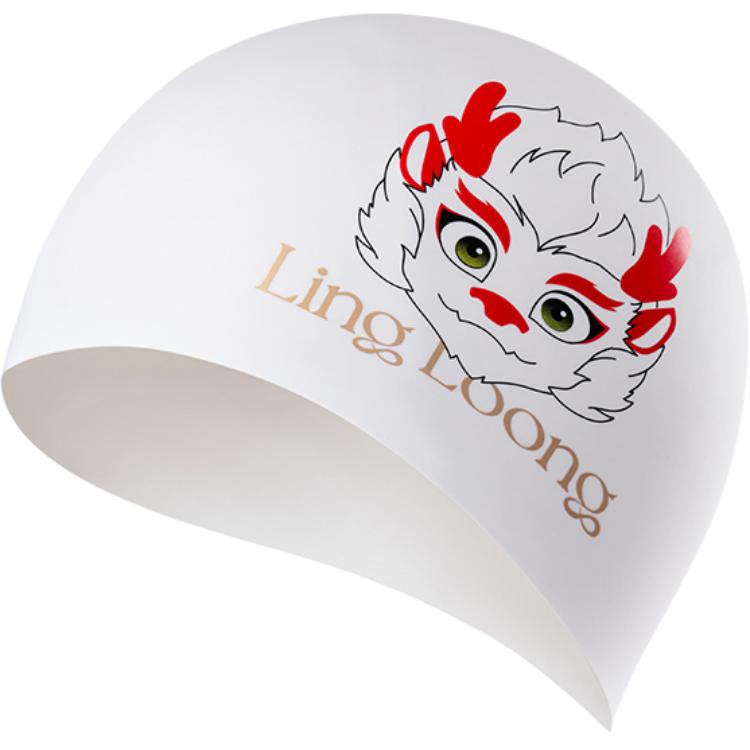 Anta Swimming Caps Silicone Unisex One Size Spirit White