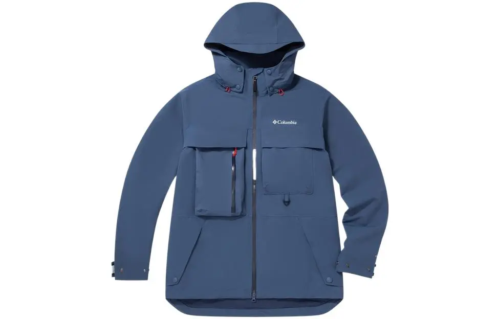Columbia Windbreaker Jacket Men's Blue
