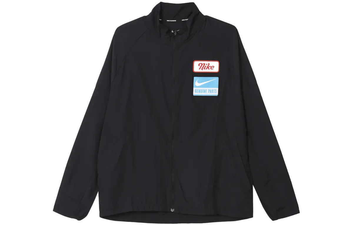 Nike Jackets Men's Black Stand Collar Moderate
