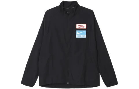 Nike Jackets Men's Black Stand Collar Moderate